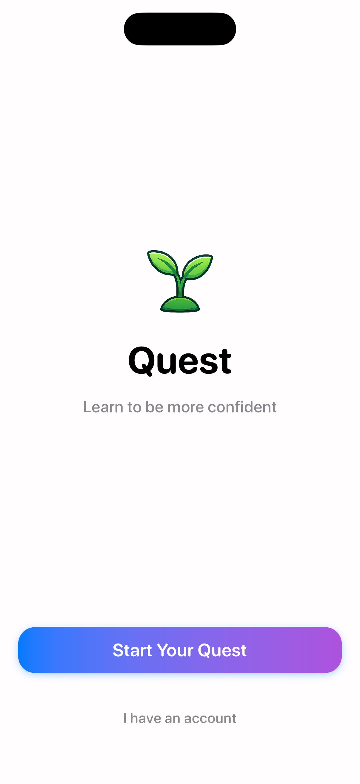 Valnova app start view